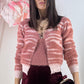 Twinset (top e cardigan con spilla)