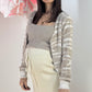 Twinset (top e cardigan con spilla)