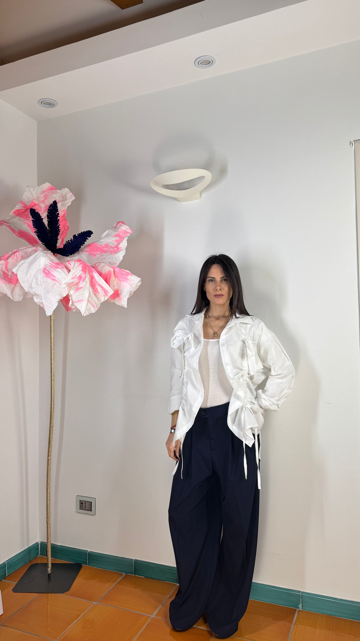 Camicia con fiocchi