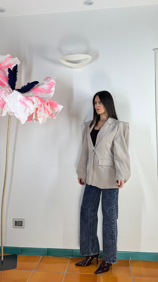 Giacca strutturata con spalline