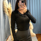 Maglia con piume