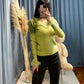 Maglia con piume