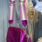 Borsa in pelle lurex